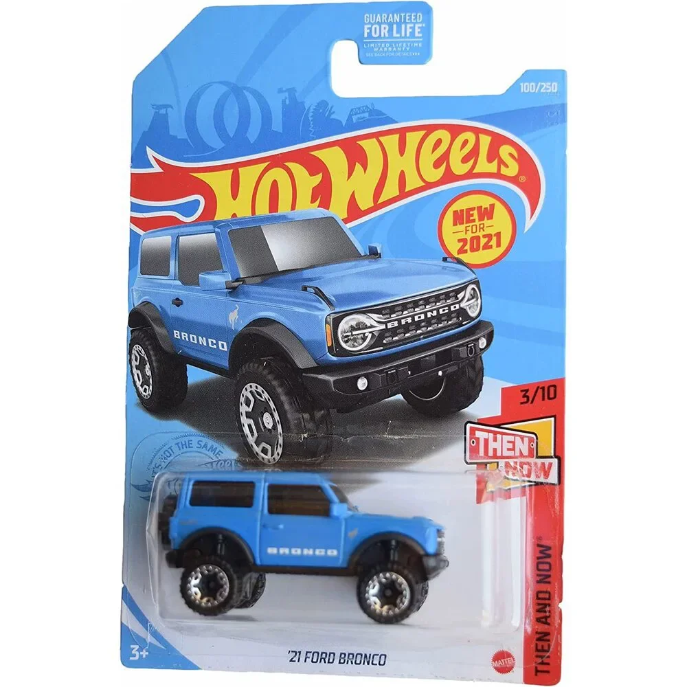 Hot Wheels Custom Ford Bronco, Then And Now 6/10 BLUE 163/250